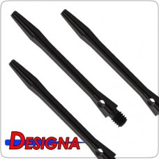 Designa Aluminium Stems Black